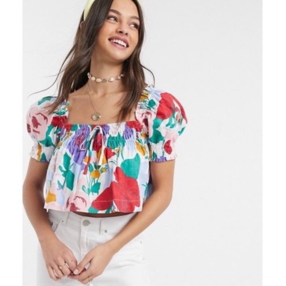 Faithfull the Brand Tops - Faithfull The Brand Lilla Top Anita Floral…